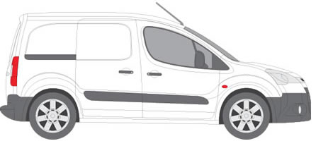 Citroen Berlingo Van Racking (2008-2018 SWB (L1))