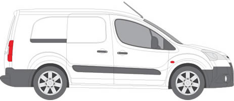 Citroen Berlingo Roof Racks (2008-2018 Long Wheel Base L2)