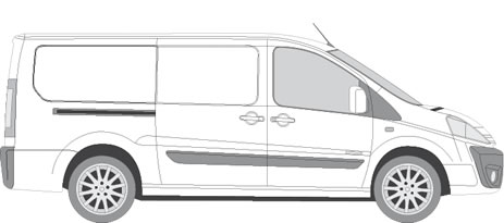 Fiat Scudo Roof Racks (2007-2016 Long Wheel Base (L2) - Low Roof (H1))