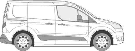Ford Transit Connect Roof Racks (2014+ Short Wheel Base (L1))