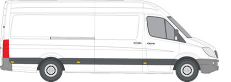 Mercedes Sprinter Roof Racks (2006-2018 Long Wheel Base (L3) - High Roof (H2))