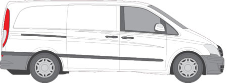 Mercedes Vito Van Racking (2003-2015 LWB (L2))