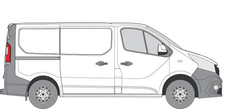 Nissan NV300 Van Racking (2016+ SWB (L1) - Low Roof (H1))