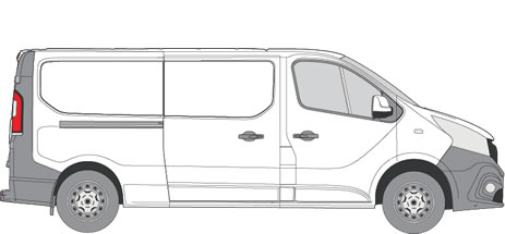 Nissan NV300 Roof Racks (2016+ LWB (L2) - Low Roof (H1))