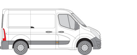 Nissan NV400 Van Racking (2010+ SWB (L1) - Low Roof (H1))