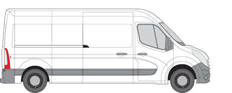 Nissan NV400 Van Racking (2010+ LWB (L3) - High Roof (H2))