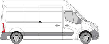 Nissan NV400 Van Racking (2010+ LWB (L3) - Extra High Roof (H3))