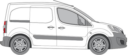 Peugeot Partner Roof Racks (2008-2018 Short Wheel Base (L1))