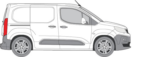 Peugeot Partner Roof Racks (2018+ Short Wheel Base (L1))
