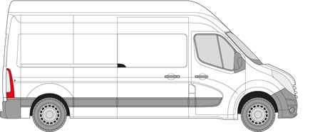 Renault Master Van Racking (2010+ LWB (L3) - High Roof (H3))