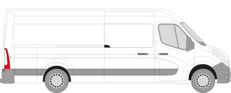 Renault Master Roof Racks (2010+ Extra Long Wheel Base (L4) - High Roof (H2))