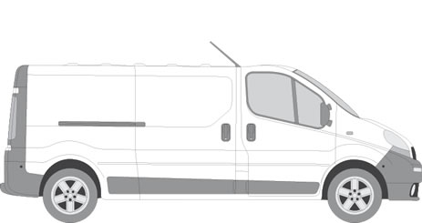 Renault Trafic Roof Racks (2001-2014 Long Wheel Base (L2) - Low Roof (H1))