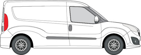 Vauxhall Combo Van Racking (2012-2018 LWB (L2))