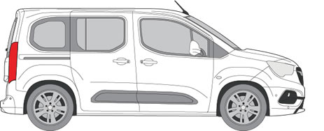 Vauxhall Combo Van Racking (2018+ SWB (L1))