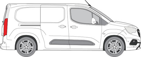 Vauxhall Combo Roof Racks (2018+ Long Wheel Base (L2))