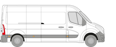 Vauxhall Movano Roof Racks (2010+ Long Wheel Base (L3) - High Roof (H2))