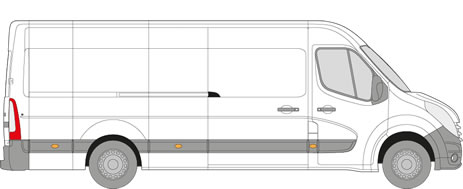 Vauxhall Movano Roof Racks (2010+ Extra Long Wheel Base (L4) - High Roof (H2))