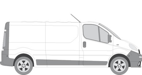 Vauxhall Vivaro Van Racking (2001-2014 LWB (L2) - Low Roof (H1))