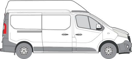 Vauxhall Vivaro Van Racking (2014-2019 LWB (L2) - High Roof (H2))