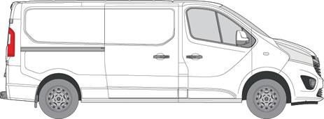 Vauxhall Vivaro Van Racking (2019+ LWB (L2))