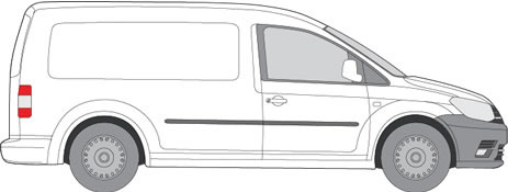 VW Caddy Roof Racks (2015-2021 Long Wheel Base (Maxi) (L2))