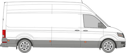 VW Crafter Roof Racks (2017+ Long Wheel Base (L4) - High Roof (H3))