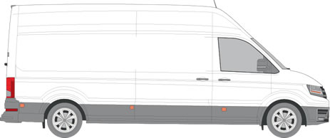 VW Crafter Van Racking (2017+ LWB (L4) - Extra High Roof (H4))