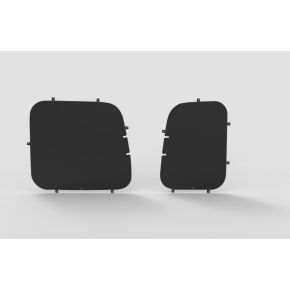 VW Caddy Rear Window Blanks For 2010-2015 Models (Black)