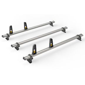 VW Caddy Roof Rack For 2010-2015 L1 SWB (3 Roof Bars ULTIBar+ By Van Guard)