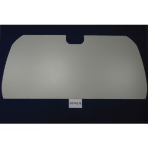 Toyota Hiace Rear Window Blank With Brake Light Cut Out For 2002+ Models