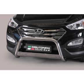 Hyundai Santa Fe Bull Bar 2012+ Chrome or Black Stainless Steel