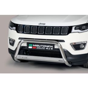 Jeep Compass Bull Bar 2017+ Chrome or Black Stainless Steel