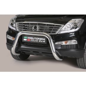 Ssangyong Rexton Bull Bar 2013+ W Chrome or Black Stainless Steel