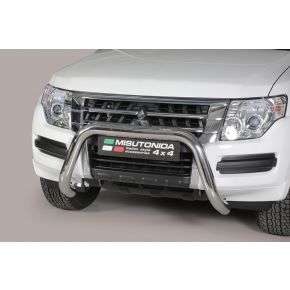 Mitsubishi Pajero Bull Bar 2015+ Chrome or Black Stainless Steel
