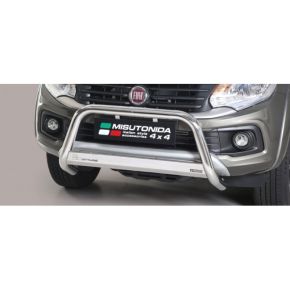 Fiat Fullback Bull Bar 2016+ Chrome or Black Stainless Steel