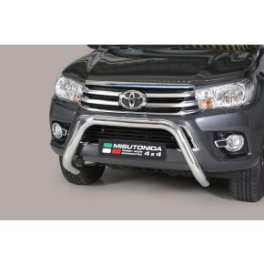 Toyota Hi Lux Bull Bar 2016-2020 Chrome or Black Stainless Steel