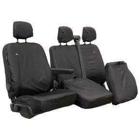 Vauxhall Vivaro Seat Covers (2014-2018) Tailored Driver + Double Passenger (Models with non folding passenger seat)