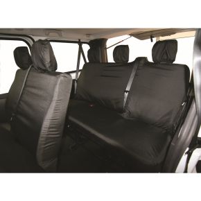 Vauxhall Vivaro Seat Covers (2014-2018) Tailored Rear Six Seat Combi