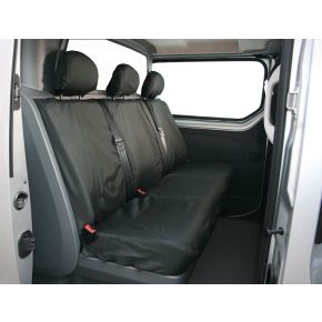 Tailored Three Seat Rear Bench Seat Cover For Citroen Dispatch 2016+, Fiat Scudo 2016+, Fiat Talento, Nissan NV300, Peugeot Expert 2016+, Renault Trafic 2014+, Toyota Proace 2016+, Vauxhall Vivaro 2014-2019