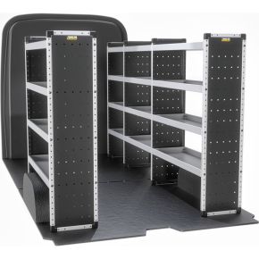 Ford Transit Van Racking 2014+ L3 LWB H2 Standard Roof (BRONZE Full Kit)