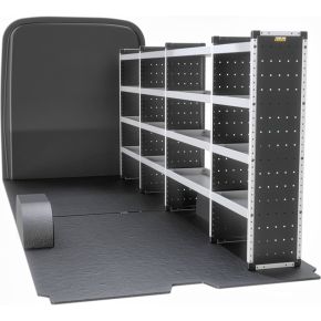 Mercedes Sprinter Van Racking 2018+ L3 LWB H2 High Roof (BRONZE Drivers Side)