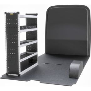 Ford Transit Van Racking 2014+ L3 LWB H2 Standard Roof (SILVER Passenger Side)