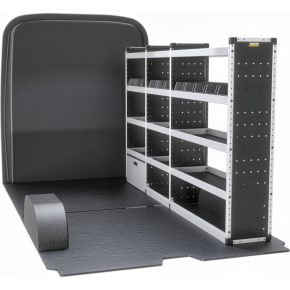Mercedes Sprinter Van Racking 2018+ L2 MWB H2 High Roof (SILVER Drivers Side)