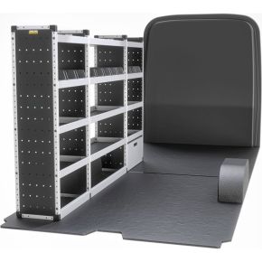 Mercedes Sprinter Van Racking 2018+ L3 LWB H2 High Roof (SILVER Passenger Side)