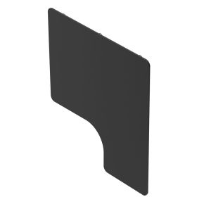Renault Trafic Security Plate - Rear - Twin Doors (2014+) - BLACK