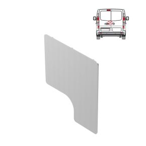 Nissan Primastar Security Plate - Rear - Twin Doors (2022+)