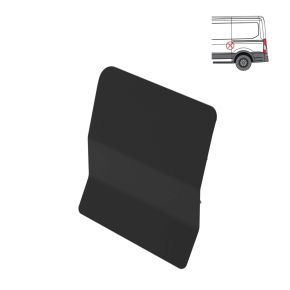 Ford Transit Security Plate - Sliding Door - Passenger Side (2014+) - BLACK