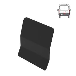 Ford Transit Security Plate - Rear - Twin Doors (2014+) - BLACK