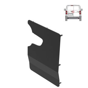 Citroen Dispatch Security Plate - Rear - Twin Doors (2016+) - BLACK