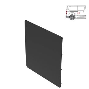 Citroen Dispatch Security Plate - Sliding Door - Drivers Side (2016+) - BLACK